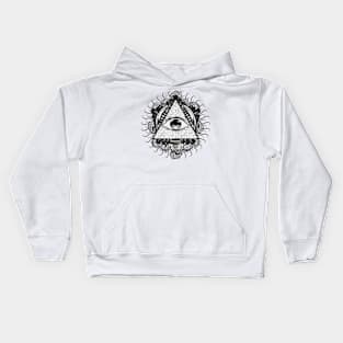 The Da Vinci Code - All Seeing Eye - Illumination Kids Hoodie